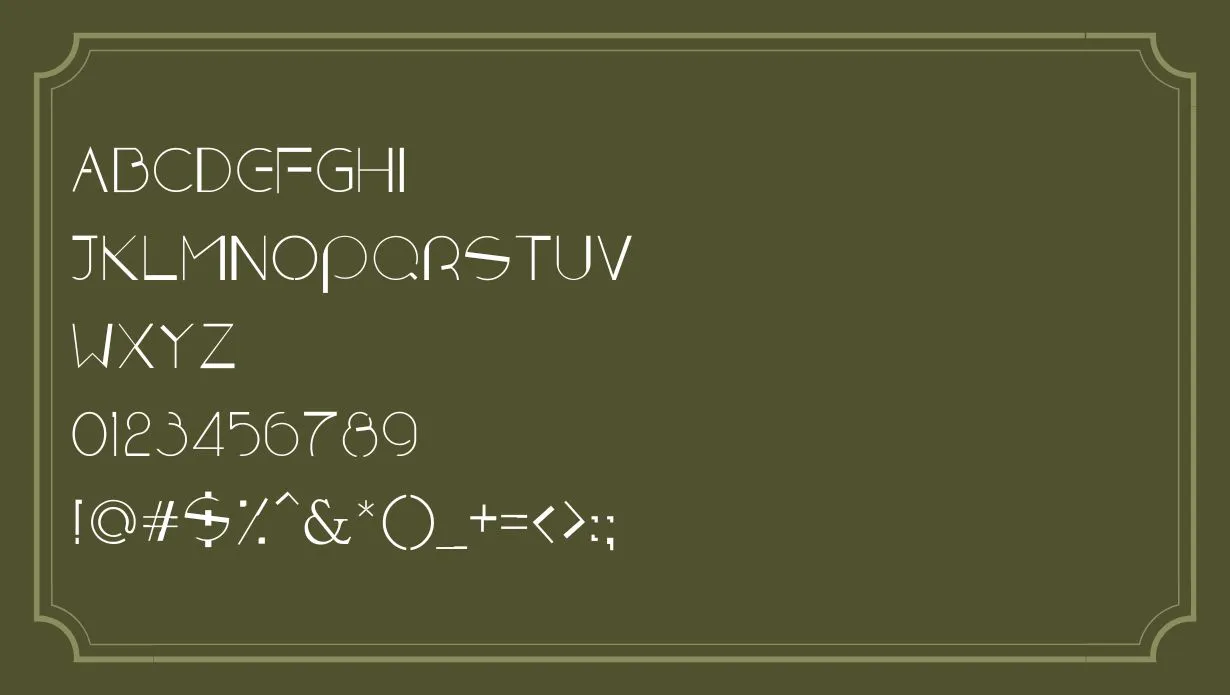 Rebornx Font View