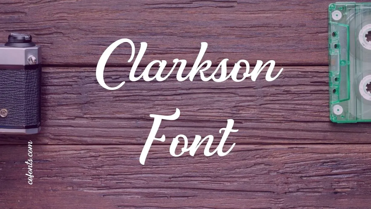 Preview of Clarkson Font Free Download